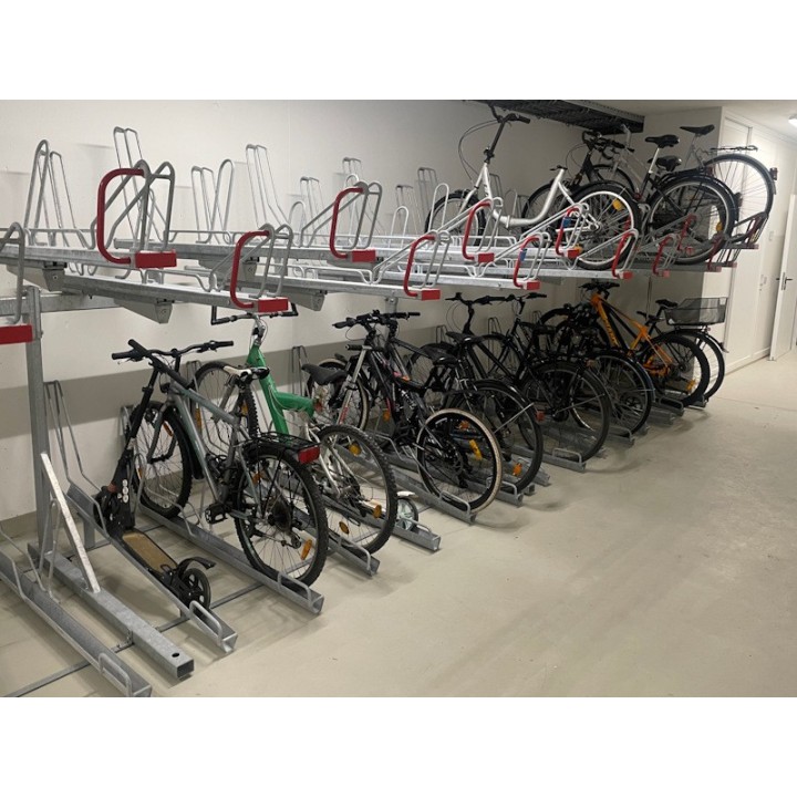 Dwupoziomowy Stojak Rowerowy Optima V10 | Rowerado