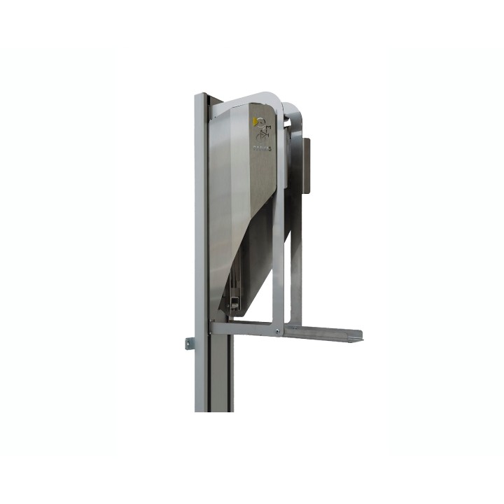 Nowoczesny stojak rowerowy pionowy Parkis Stainless Steel