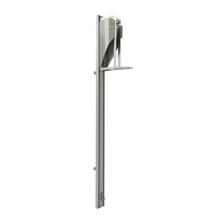 Nowoczesny stojak rowerowy pionowy Parkis Stainless Steel